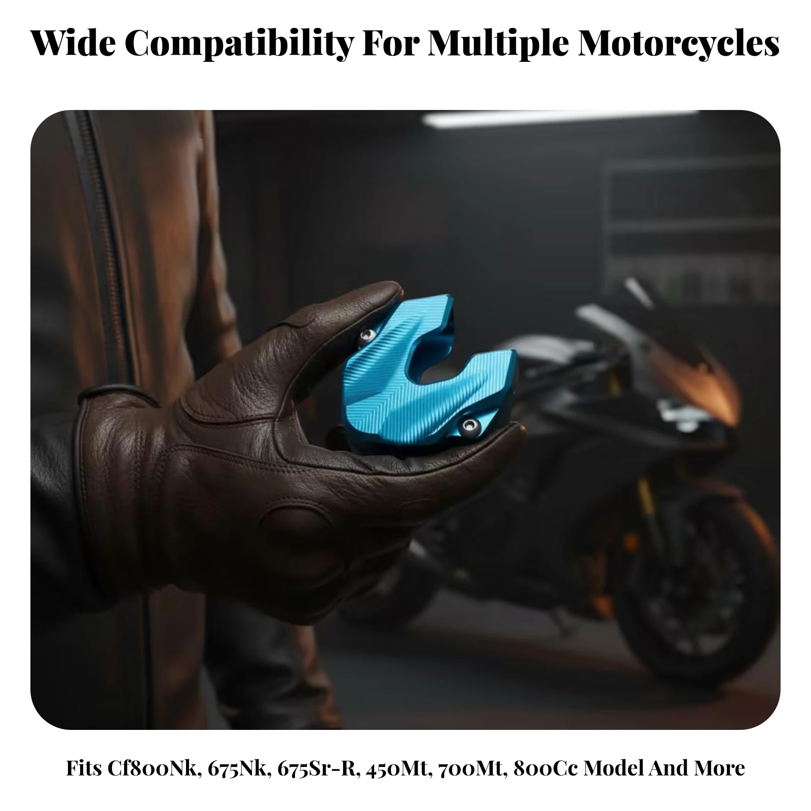 Carcasa de Llave de Motocicleta Fresada por CNC, Cubierta de Llave de Vehículo, Accesorio Resistente a la Abrasión, Cubierta Texturizada para Llave de Moto