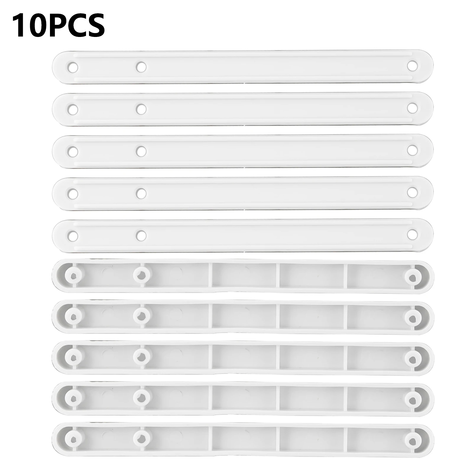 10pcs Draw Rail Plastic Drawer Slides 180/235/298mm Draw Runners Replacement Wardrobe Guide Rail Furniture Hardware