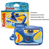 Kodak 27 Photo Waterproof 800 Degrees 1-6 Pcs Diving Camera Disposable Film Camera Retro HD Power Flash/FunSaver Film Camera