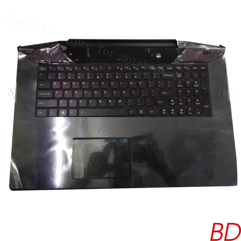 A+  For Lenovo Y700-15ISK Backlit Keyboard C Shell Palmrest AP0ZH000500SL H2