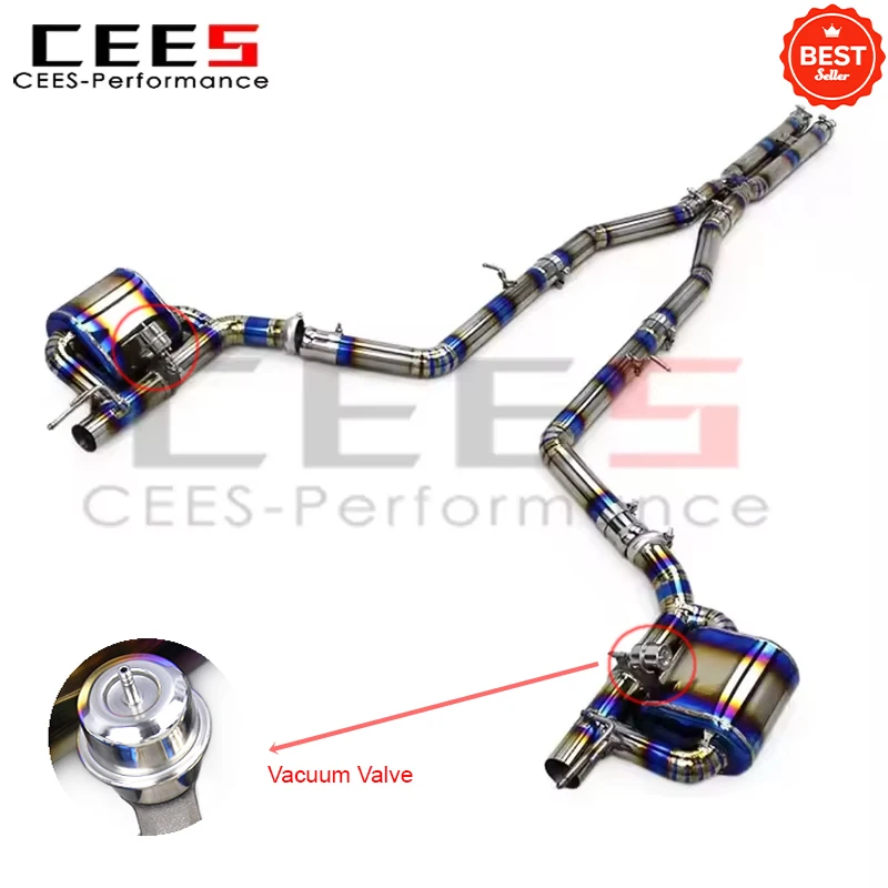 

cees Catback Exhaust 2016-2022 for Dodge Challenger Hellcat Redeye V8 6.2T Upgrade Racing Exhaust Pipe Valve Muffler System