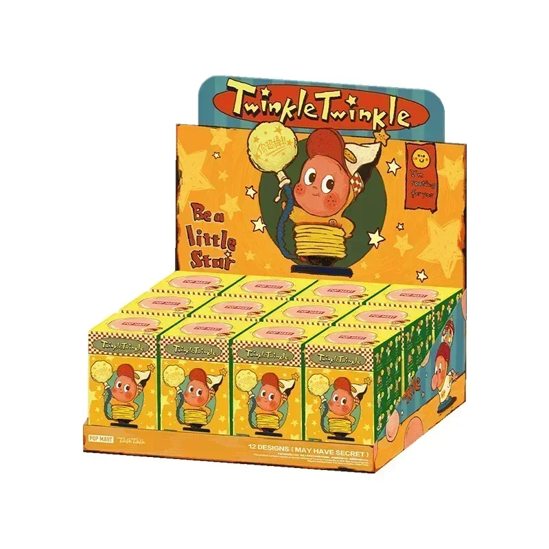 

POP MART 123 Серия Twinkle Twinkle: Загадочная коллекционная фигурка-сюрприз, милая кукла-украшение для рабочего стола, подарок для коллекционирования
