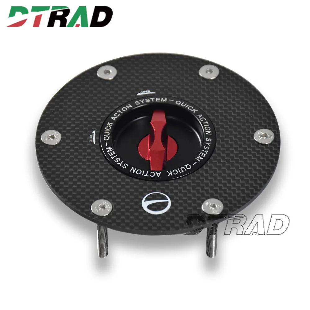 For BMW K1200R Sport K1300R K1200S K1300S 2007-2015 Carbon Fiber Keyless Fuel Tank Cap Motorcycle Gas Oil Plug Quick Action Cap - view 4