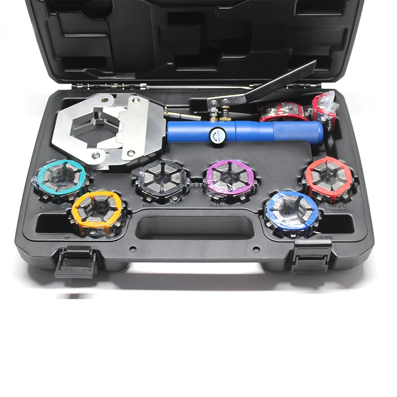 Machine à sertir les tuyaux portative manuelle, outil de sertissage manuel pour tuyaux hydrauliques