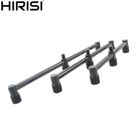 Hirisi 2pcs 잉어 낚시 버즈 바 3 막대 알루미늄 막대 지원 홀더 태클 액세서리