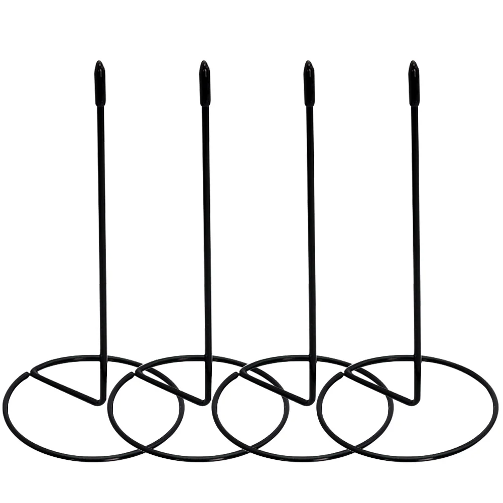 4 قطعة منظم إيصالات المكتب من الفولاذ المقاوم للصدأ حامل فاتورة قضيب المغزل بدون نتوءات لمسة آمنة تخزين سطح المكتب متعدد الأغراض #2