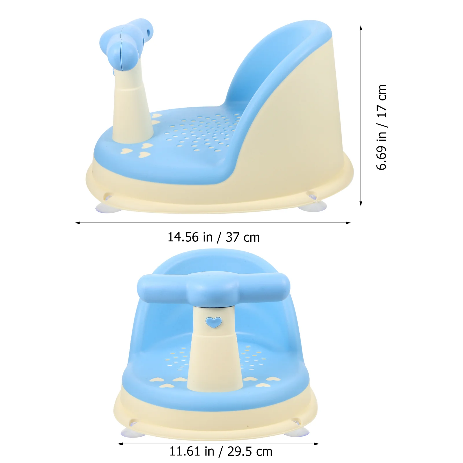 

Baby Bathing Chair Seat Shower Infant Backrest Support Bathtub Stool Supply for