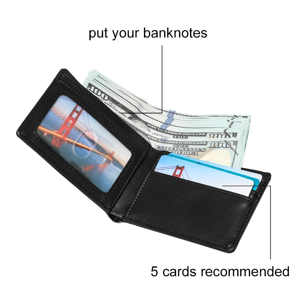 Imagem -05 - Gps Card Holder Carteira para Homens Slim Money Clip Smart Wallet Tracking Device my para Android