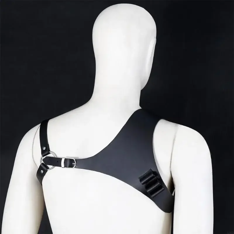 Nam Bó Sát Da PU Áo Corset Phụ Kiện Trang Phục Cho Sân Khấu Biểu Diễn Và Sự Kiện Cosplay