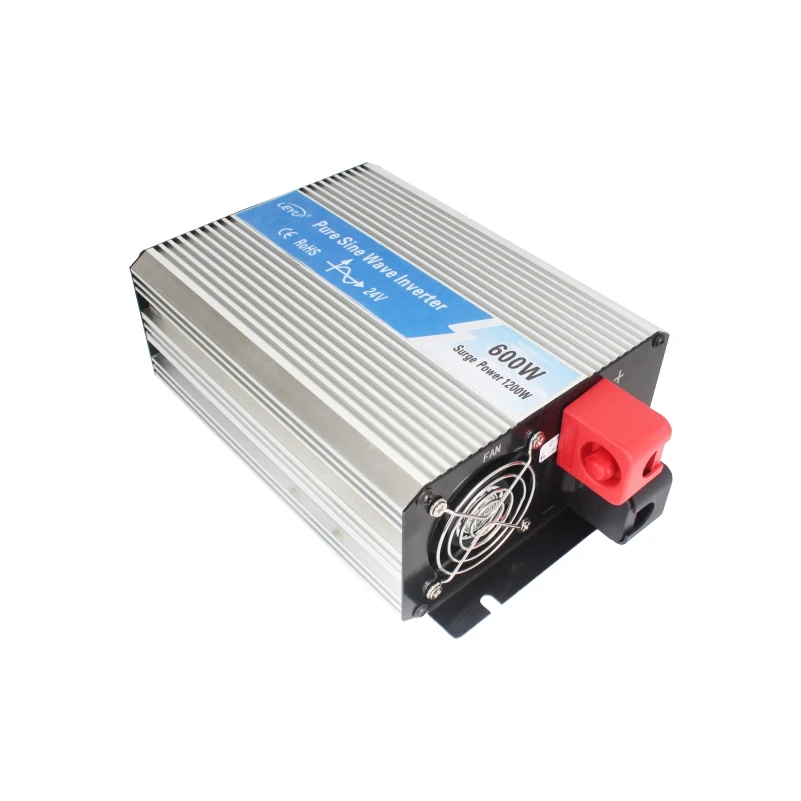 Hot sell 600w DC AC 12v to 110v/220v Pure sine wave single output powerful power inverter for air condition