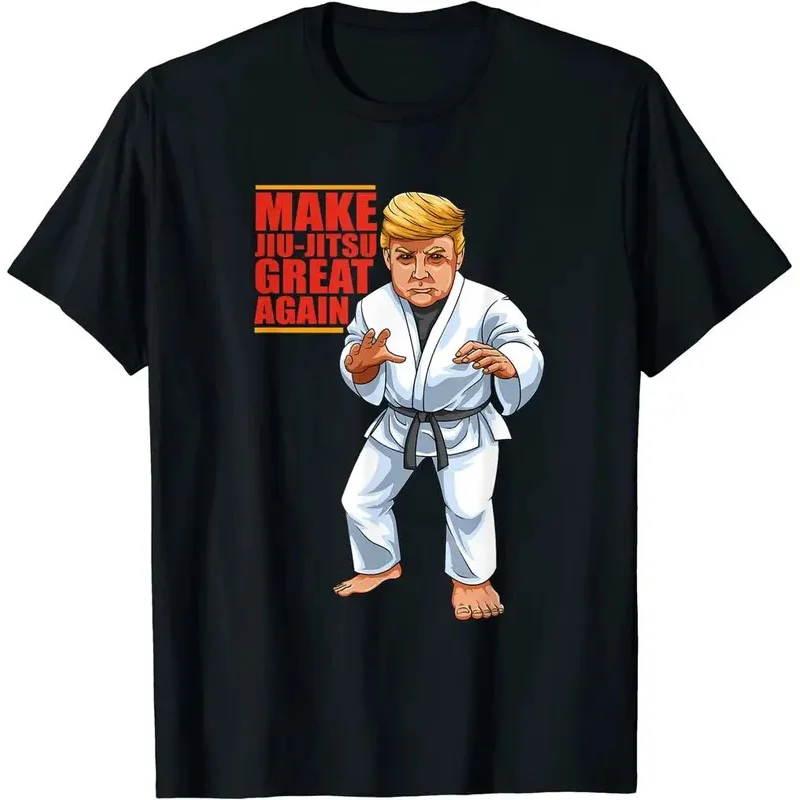 Funny Trump Republican, Jiu-Jitsu And BJJ Gift T-Shirt Unisex T-shirts For Man Woman Short Summer Tees Fashion Couple\'s Cloths