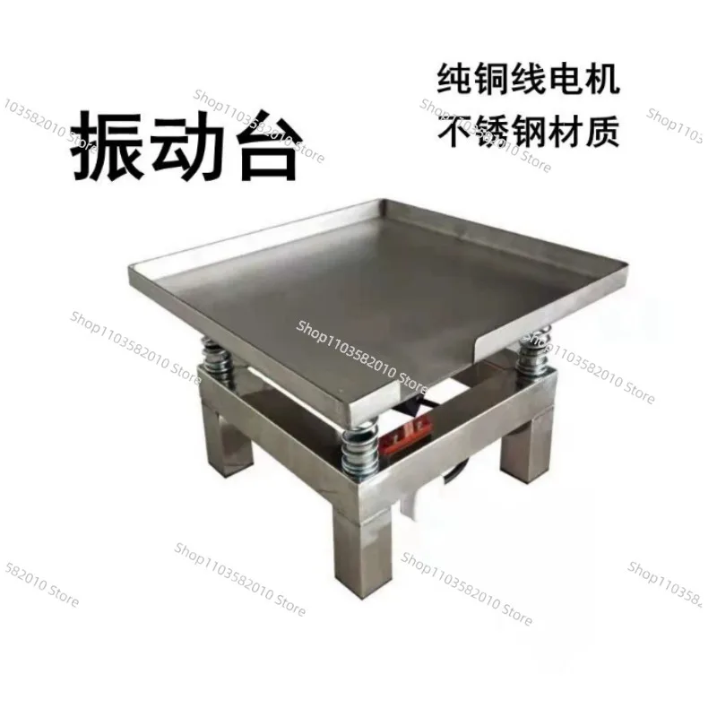 

Mini Concrete Vibrating Table, 3000RPM Stainless Steel Vibration Platform for Test Block