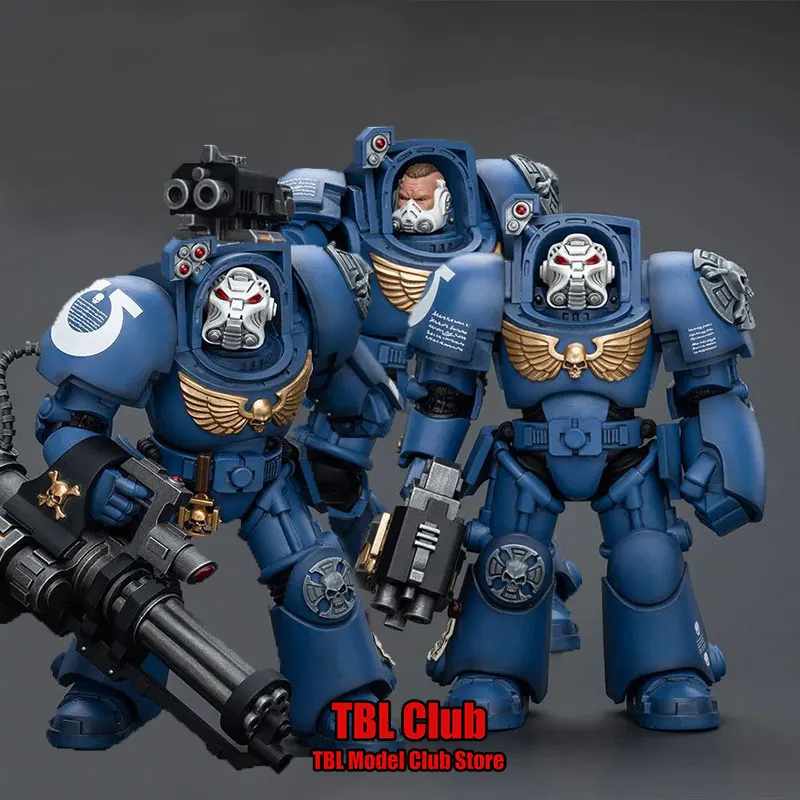 JOYTOY-Roboute Guilliman Conjunto Completo Boneca de Ação Soldado, Ultramarines 11th Legion, Escala 1/18, 14.3cm, Original