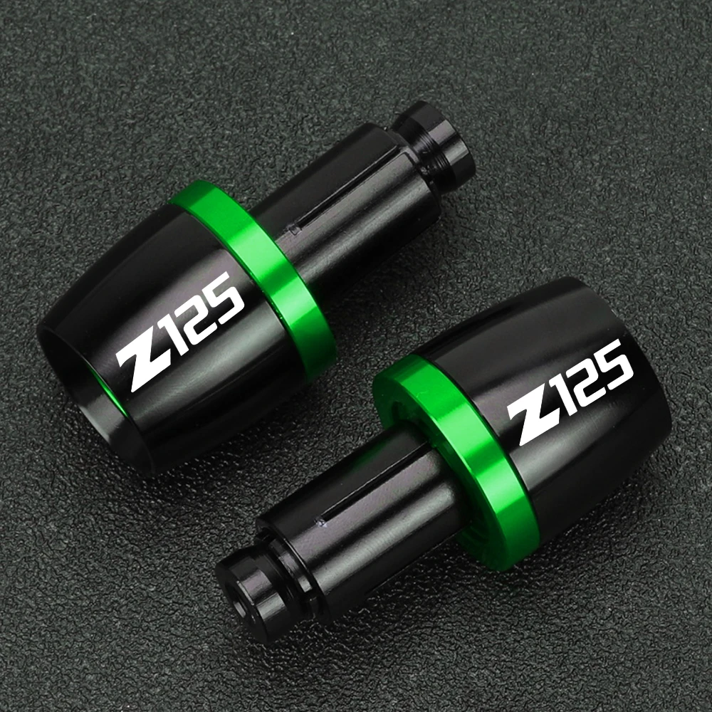 For KAWSAKI Z125 Z125PRO Z 125 2015 2016 2017 2018 - 2024 Motorcycle Accessories Handlebar Grips Ends Handle Bar Cap End Plug