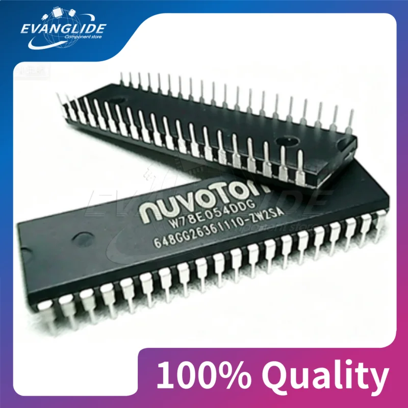 1 PCS/LOT BRAND NEW W78E054DDG 516DDG, 052DDG, 054DDG Through-hole DIP-40 8-bit 51 single-chip microcontroller