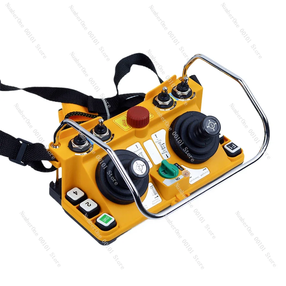 380V F24‑60 Wireless Industrial Remote Controller 5‑Speed Rocker Radio Switch for Crane Hoist
