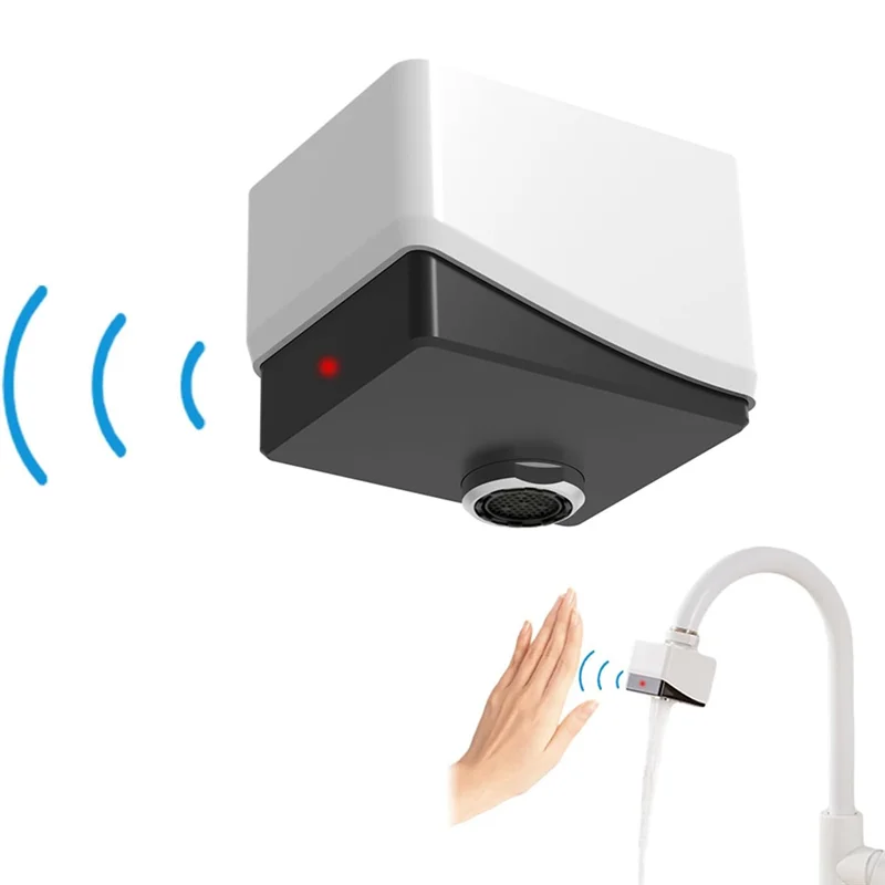 Adattatore per rubinetto Touchless Adattatore sensore di movimento intelligente SR-T01 Adattatore per rubinetto con sensore automatico per rubinetto da cucina e bagno-AT64