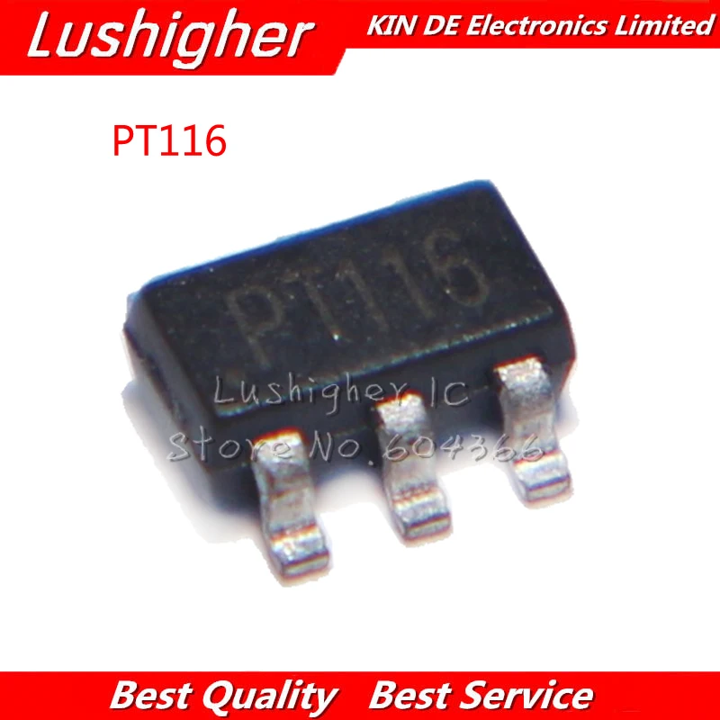 20pcs PT116 SOT23-6 SMD