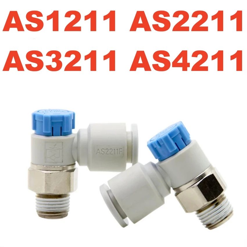 AS1211 AS2211 AS3211 AS4211 Meter IN Speed Controller M5 01 02 03 04 06SA 08SA One Touch Fitting Elbow Type