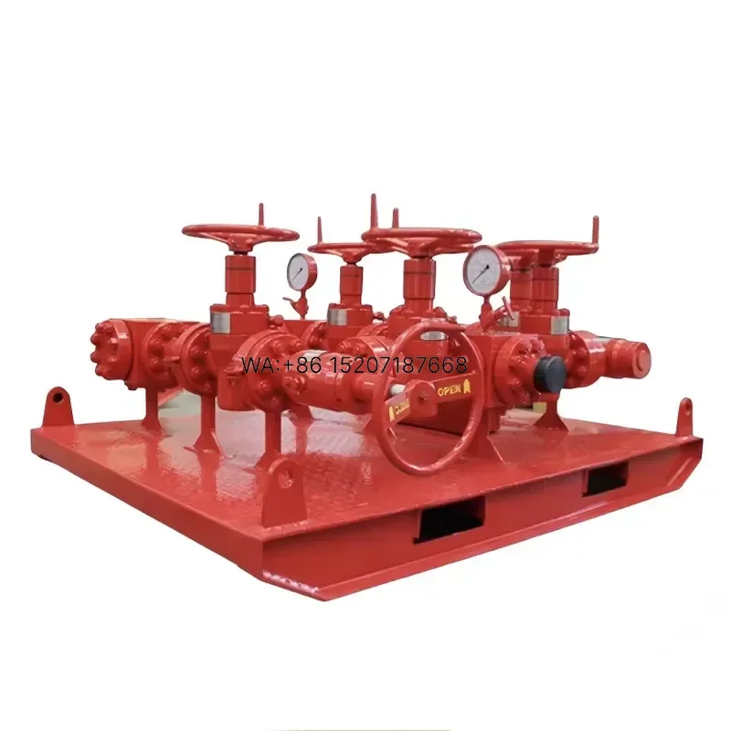 Wmwmnu API 16C 3 1/16 Inch 5000psi Hydraulic Pressure Vessel Choke Manifold for Oilfield Well Control Equipment
