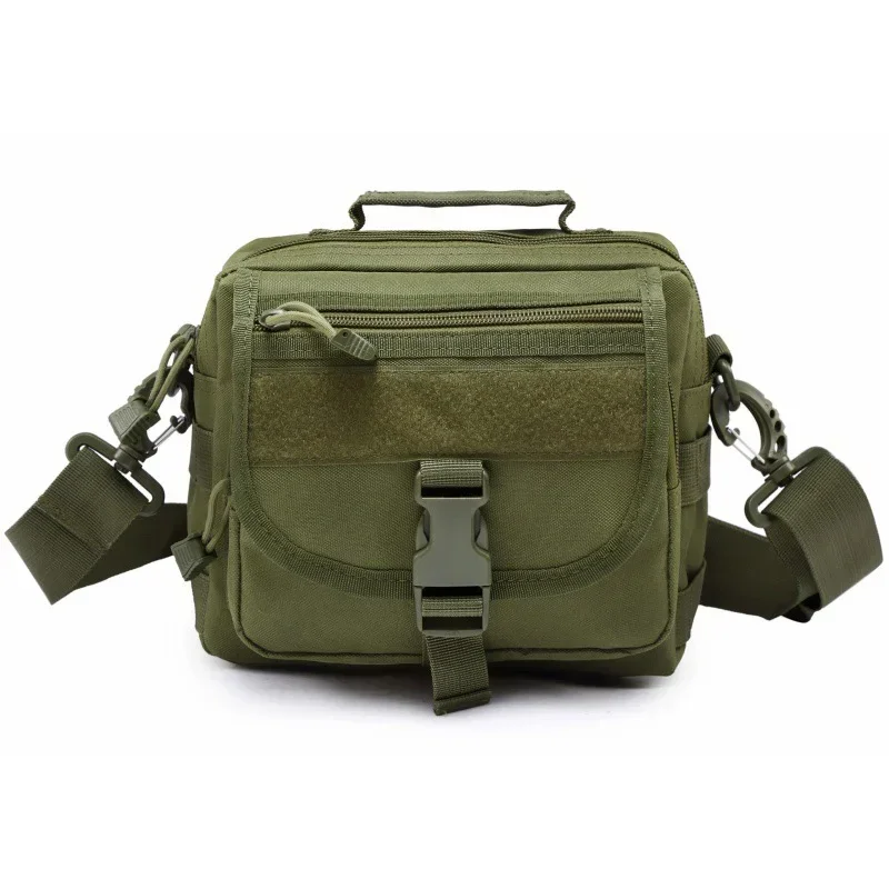 Nylon Shoulder Messenger Bag Outdoor Tactical Backpack Army Fan Durable Casual Unisex Travel Handbag Deputy Bag Hunting Camping