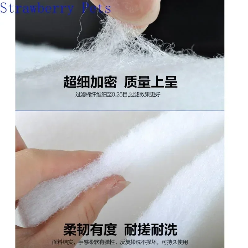 Aquarium Filter Super Thick Biochemical Filter Cotton Sponge for Aquarium Fish Tank Bio Cotton Foam Skimmer