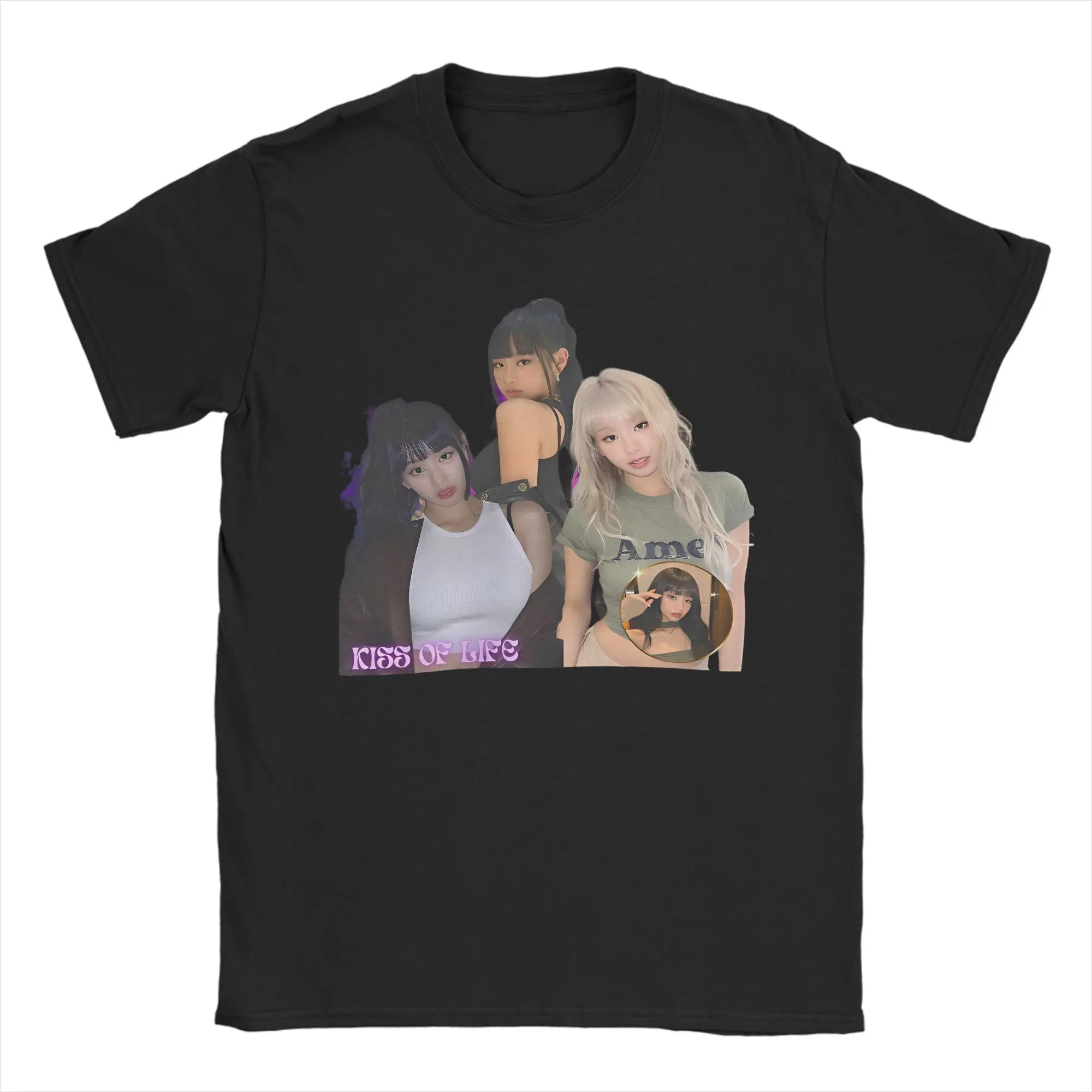 

Streetwear T Shirt Katseye Music Band Poster Cotton T-Shirts Fashion Tshirt for Men Summer Basic Casual Short Sleeve Top Tees