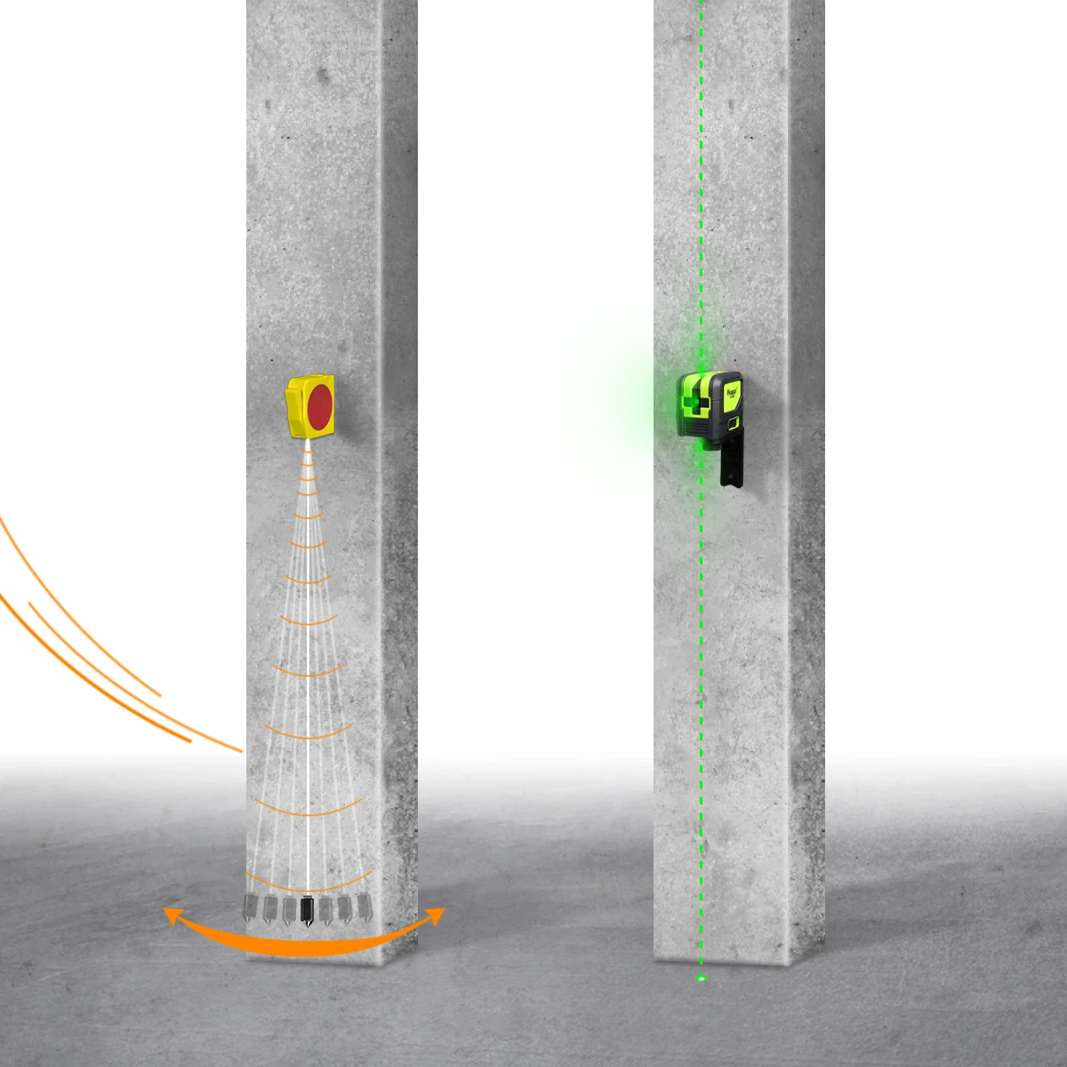 Imagem -03 - Huepar-nível Laser Auto-nivelamento com Plumb Posicionamento Floor Stand Suporte Magnético Feixe Verde Modo de Pontos 9300g