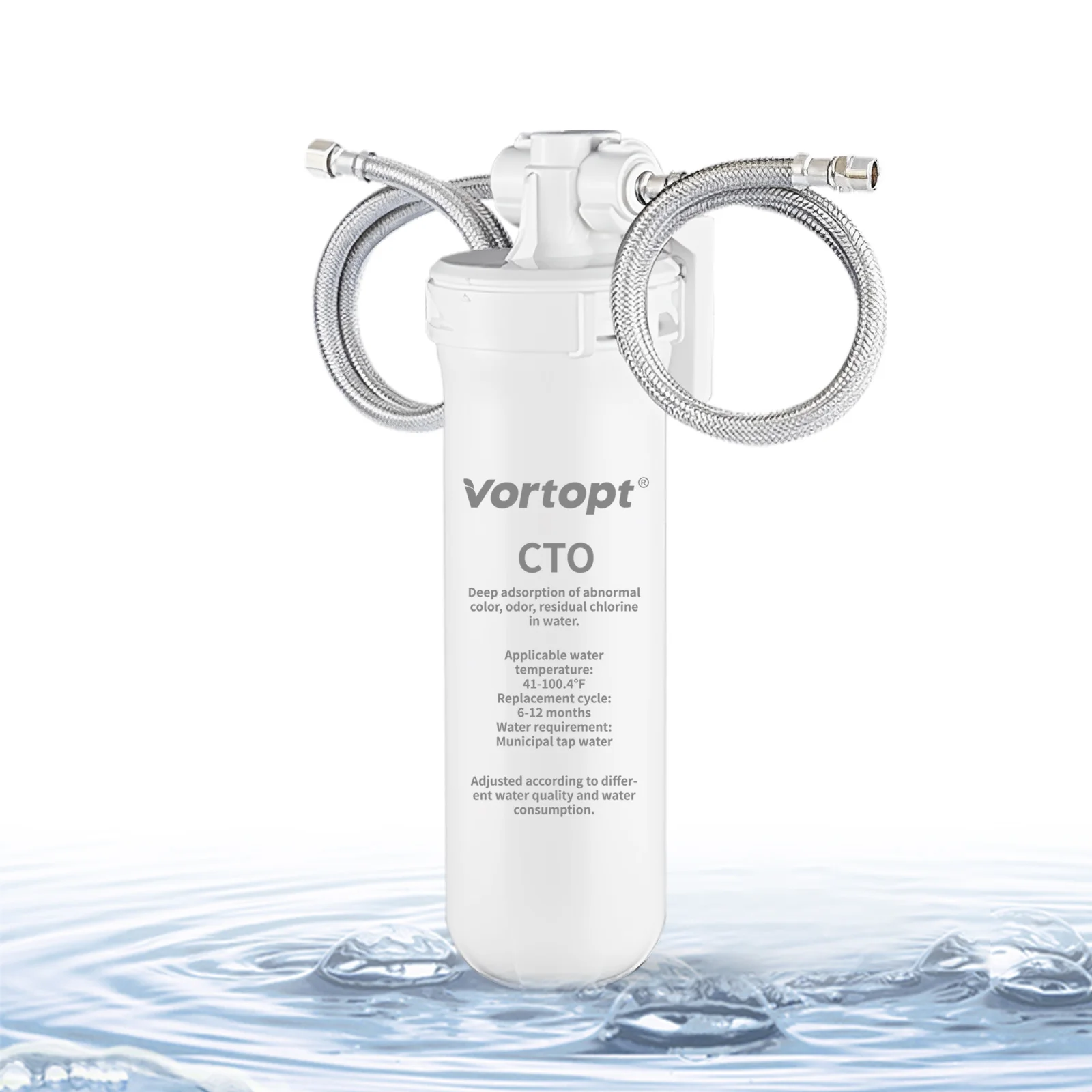 

Hot Sale High Flow Water Purifier Home-Use Water Pre-filter Easy to install kitchen water purifier