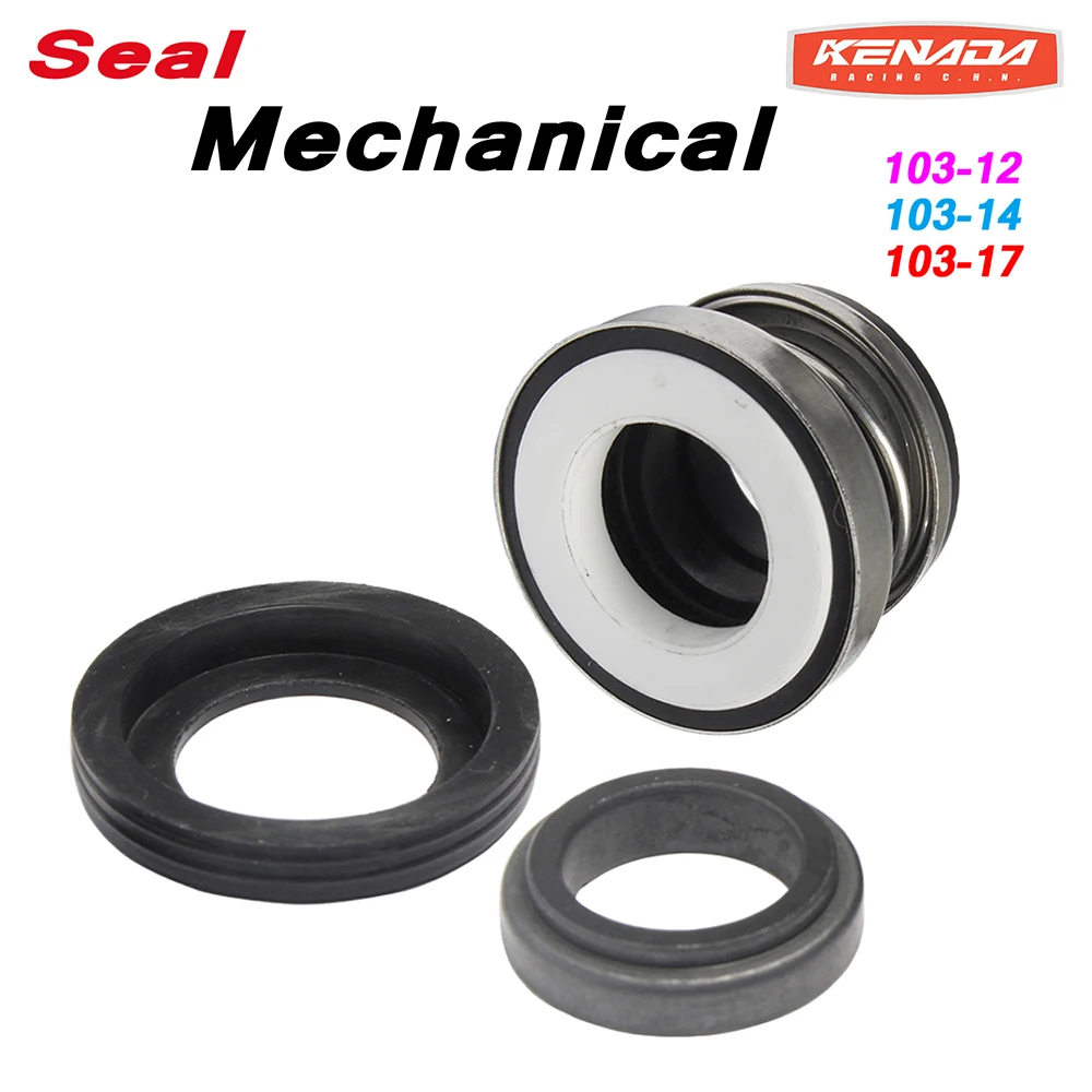 

Mechanical Shaft Seal Replacement 103-12mm 14mm 17mm for Pump Shaft Water Pumps Shaft Mechanical Sealing Alloy Plastic 2pcs