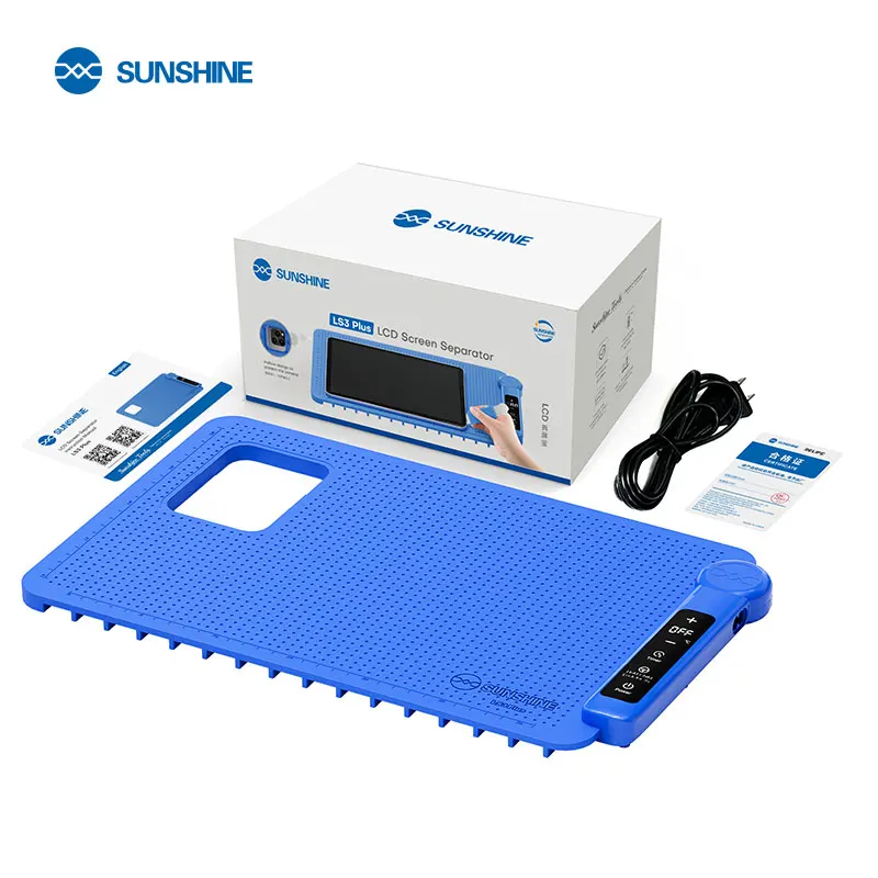 

SUNSHINE LS3 Plus LCD Screen Separator for Mobile Phone Tablet 40~120℃ Adjustable Screens 17inches Heat Resistance Silicone Pad