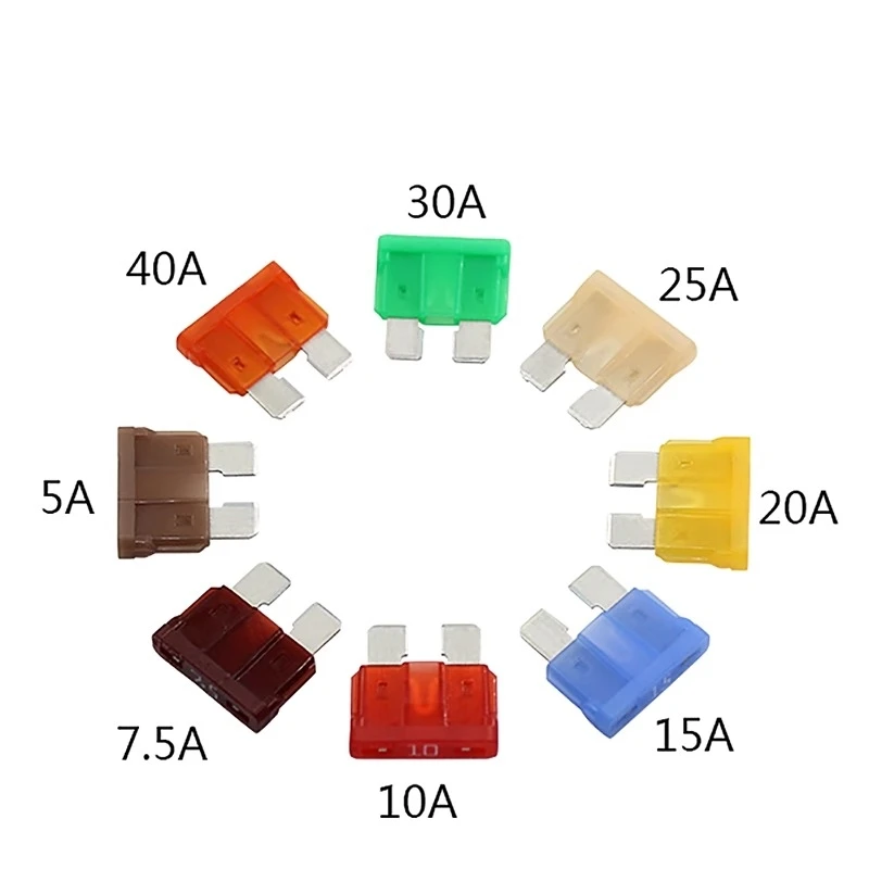 10PCS LITTEL 0287 Medium insert fuse 5A7.5A10A15A/20A/25A/30A/40A