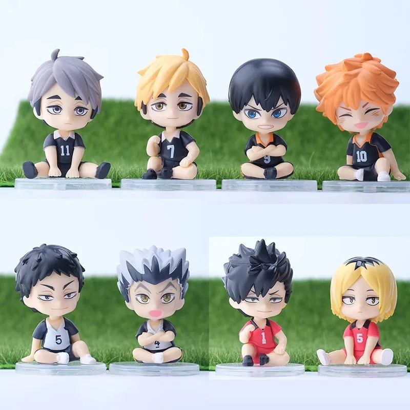 Экшн-фигурки Аниме Haikyuu, игрушки Q version Kenma Kozume Shoyo Hinata Kotaru Bokuto Yu Nishinoya, игрушки для кукол, 1 комплект