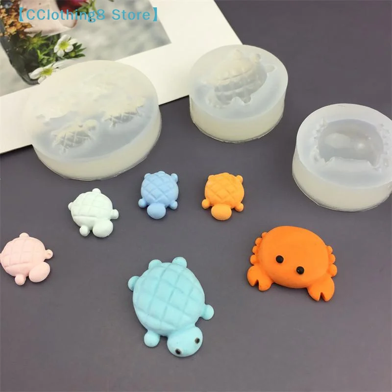 Turtle Resin Jewelry Mold Sea Turtle Silicone Keychain Mold Silicone Mold Keychain Making Jewelry Casting Supplies【AliS8】 - view 5