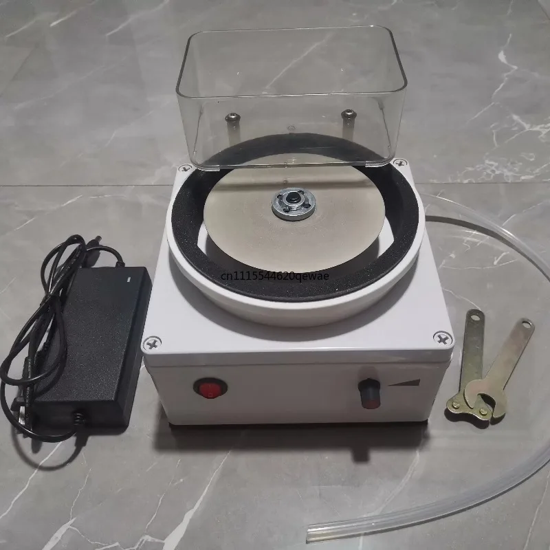 Water-cooled Lapidary Portable Sharpener, 125mm Diamond Electric Flat Grinding Machine