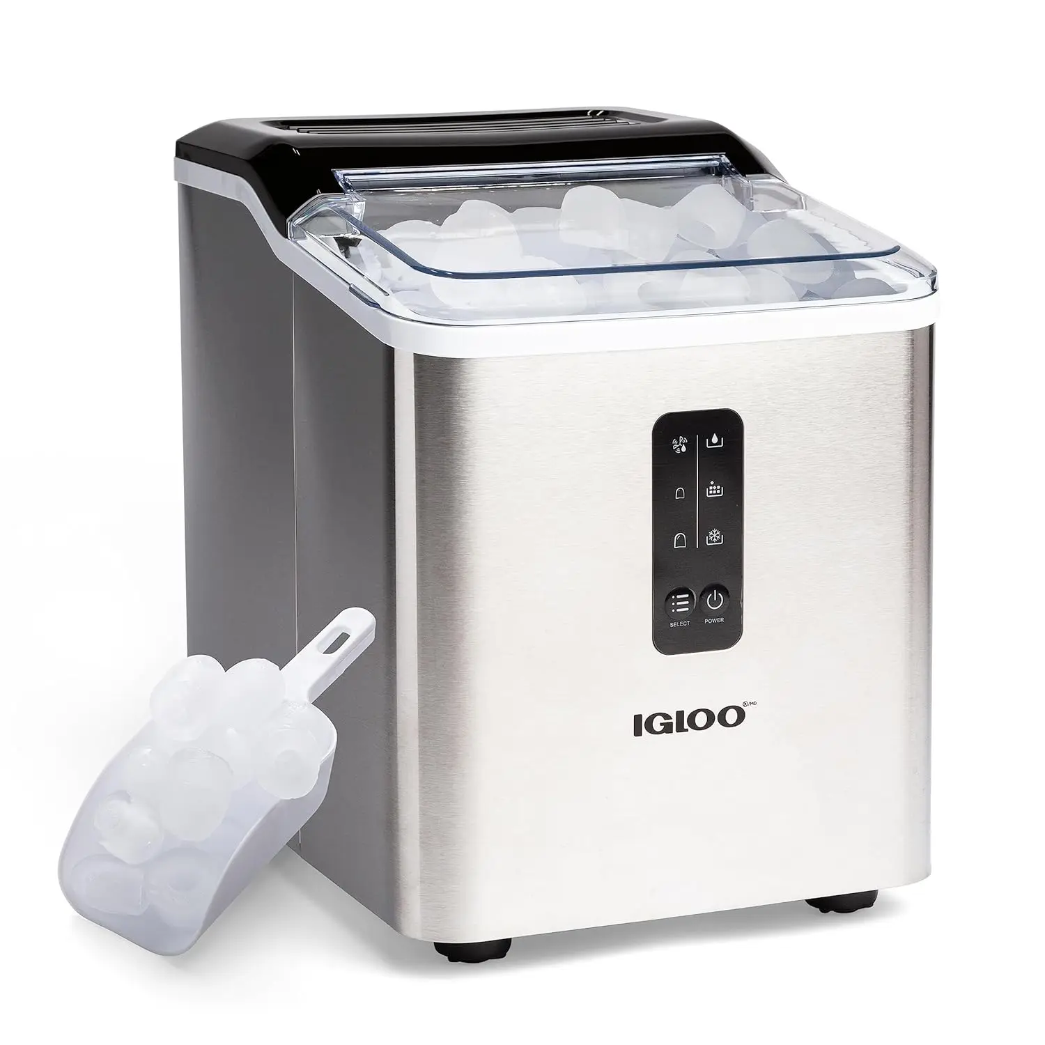 NEW Automatic Ice Maker, Self- Cleaning, Countertop Size, 26 Pounds in 24 Hours, Cubes 7 Minutes, LED Control Panel USA