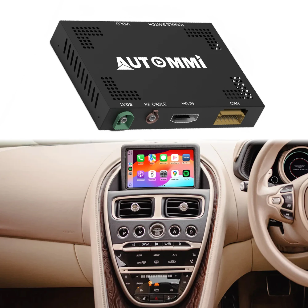 DB11 Original Car Screen Upgrade Wireless CarPlay & Android Auto Decoder Module Interface Kit For 2016 Aston Martin DB11