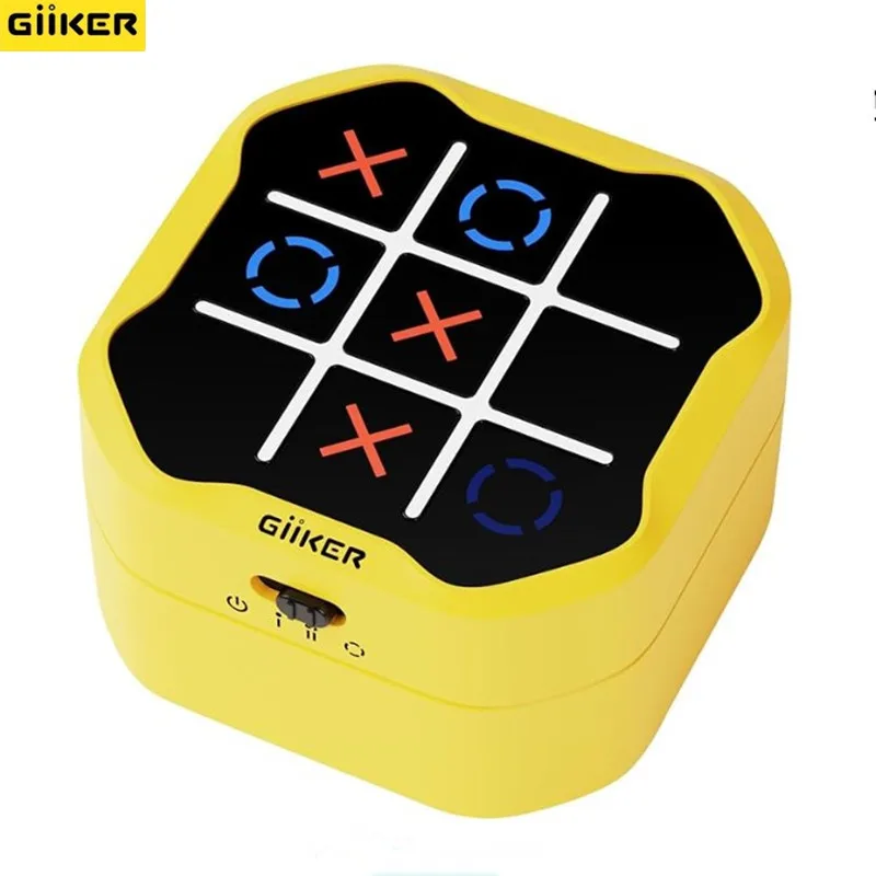 Giiker 슈퍼 TIC-TAC-TOE 볼트 체스 퍼즐 장난감, 컴팩트 및 휴대용 가족 보드 게임 체스 장난감, 어린이 선물