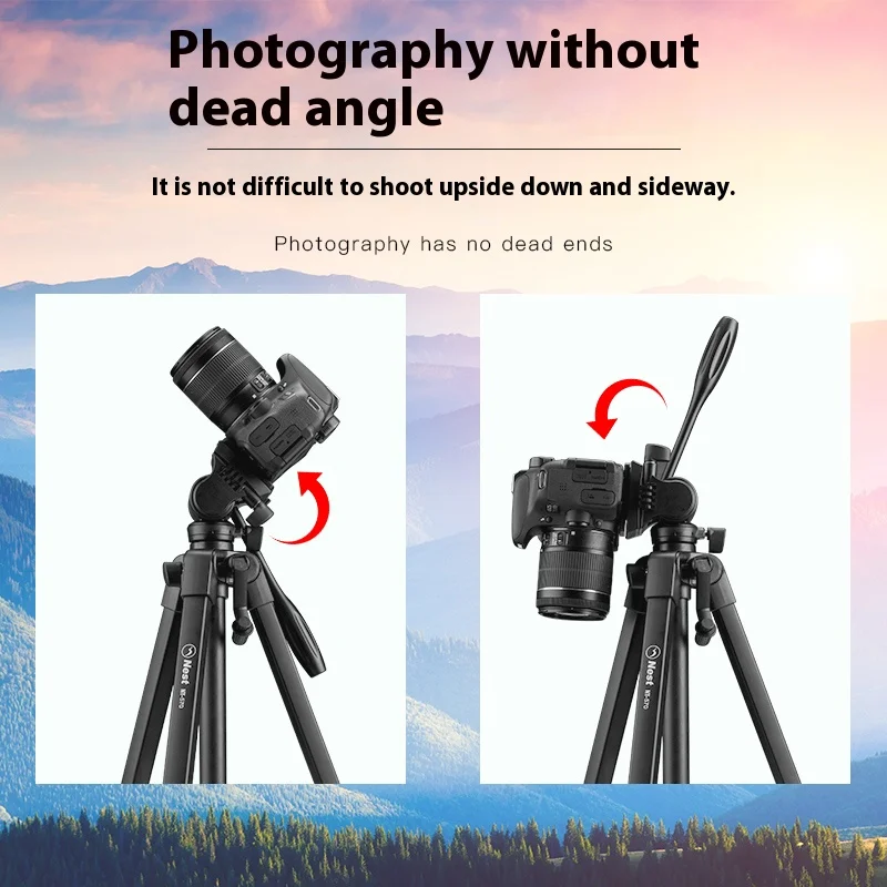 NEST NT550 tripod live streaming DSLR tripod photography mirrorless shooting suitable for Canon, Sony, Fuji, Nikon