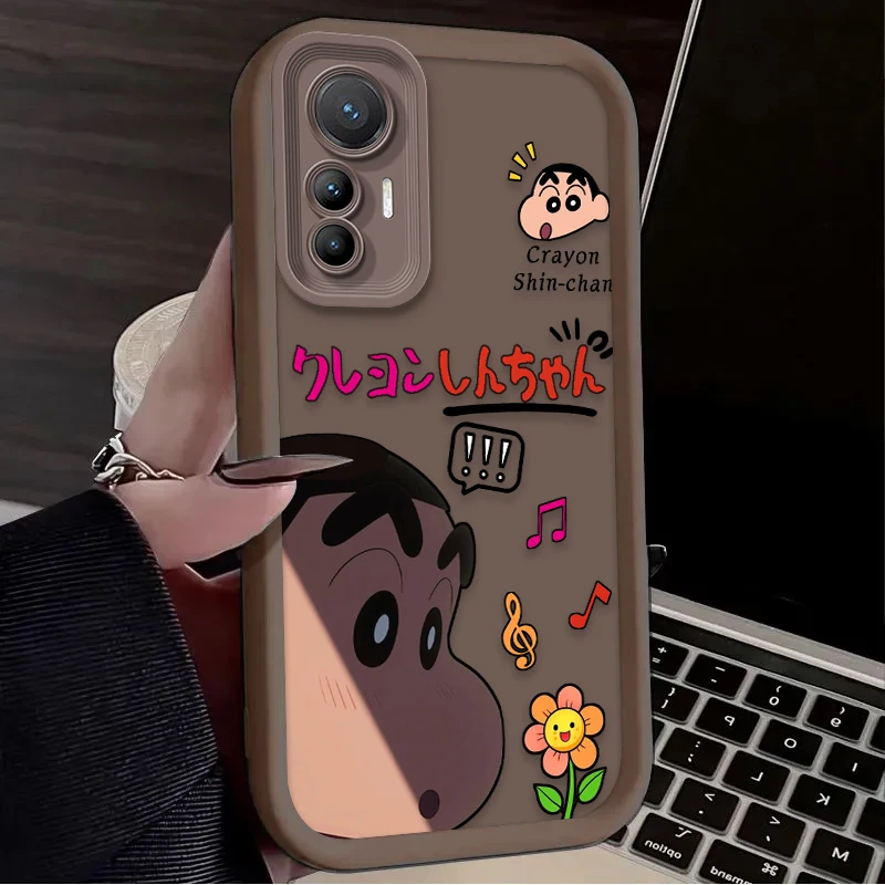 Crayon Shin-chan Kawaii Cartoon Case For Xiaomi Mi 17 Pro Max 15 Ultra 14 13 12 12X 12S 11 Lite 5G NE 15T 14T 13T 12T 11T Pro view 4