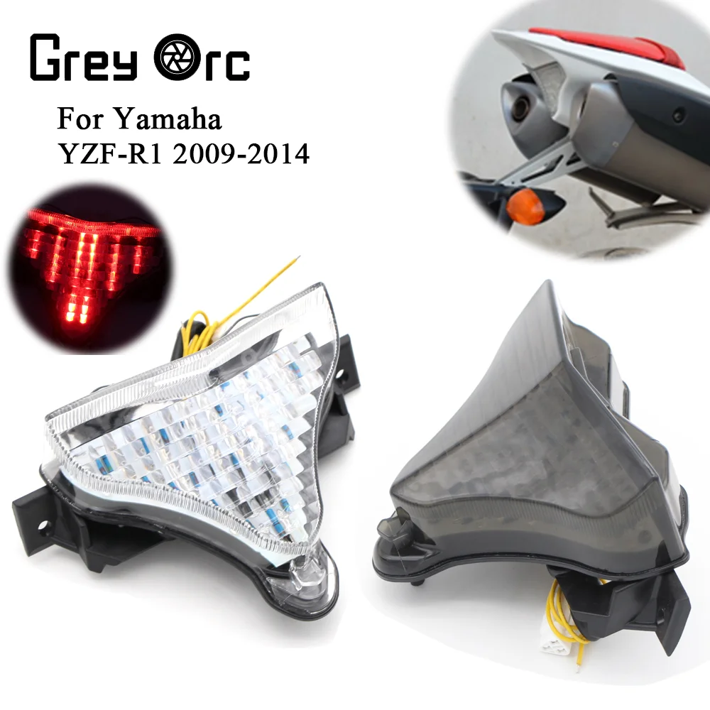 

Для Yamaha YZF R1 YZF-R1 2009 2010 2011 2012 2013 2014 встроенный светодиодный стоп-сигнал поворотника аксессуары для мотоциклов