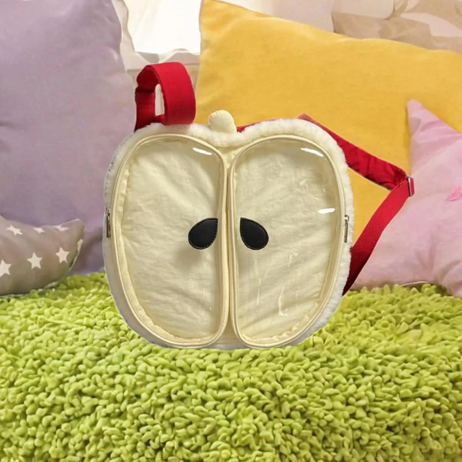 Ita Bag Zaino Y2K con chiusura a cerniera Borsa a tracolla da donna per esposizione di figure anime corte Attività all'aperto per feste di tempo libero