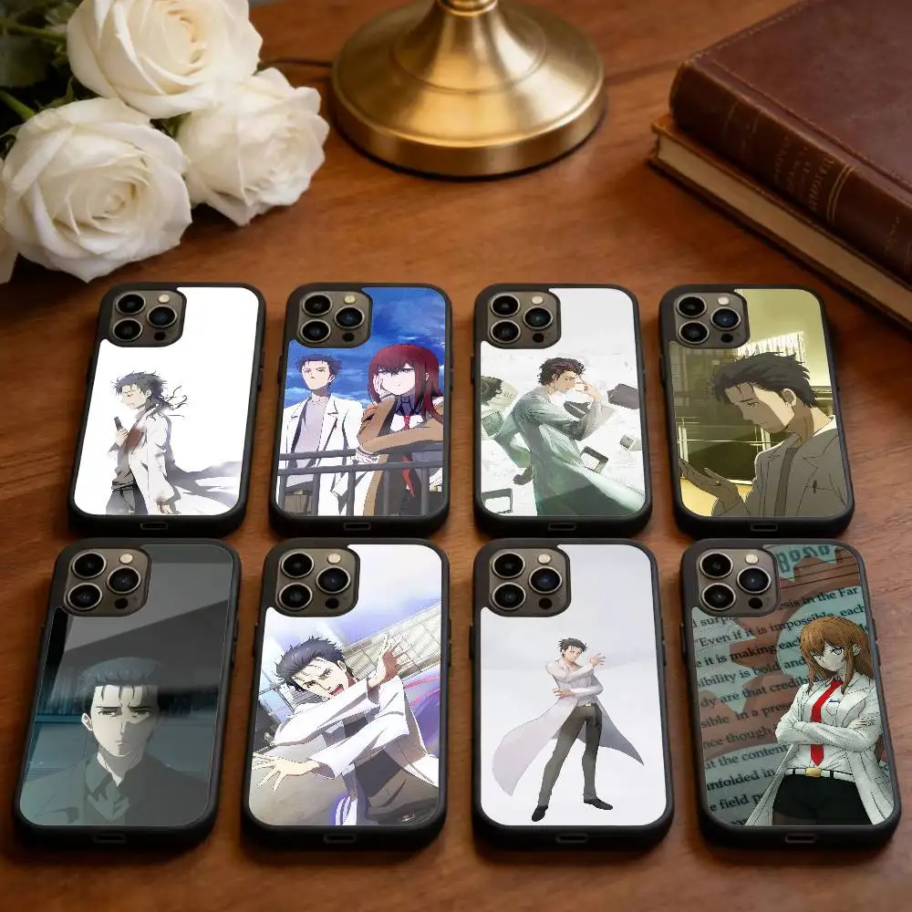 

T-Rintaro Okabe STEINS DATE Phone Case For iPhone17,16,15,14,13 Plus,Pro Max Magnetic For Magsafe Wireless Charging