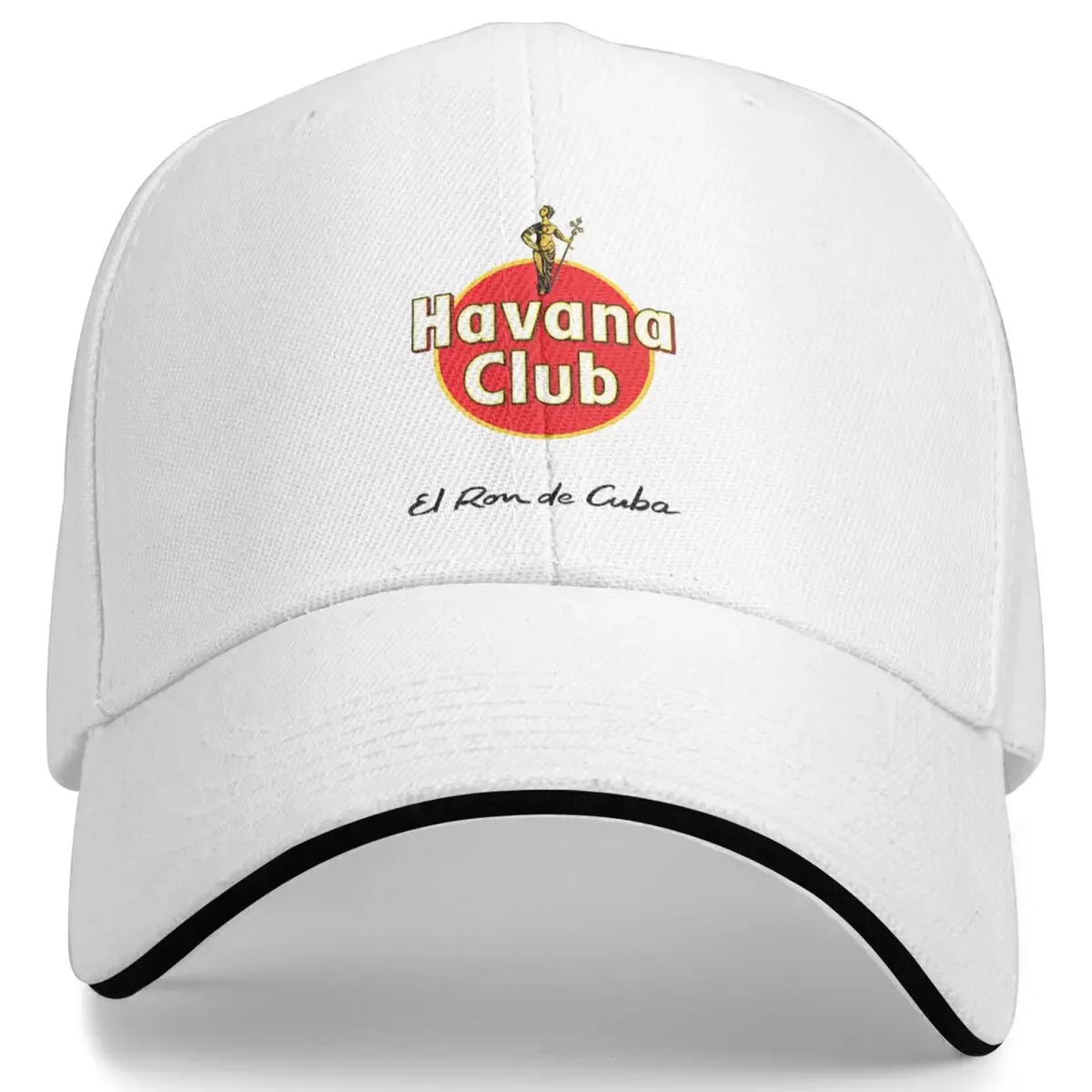 Havana Club Korean Casual Baseball Cap Fashion Boys Kpop Rock Trucker Hat Spring Sunscreen Unisex-Teens Trendy Baseball Caps