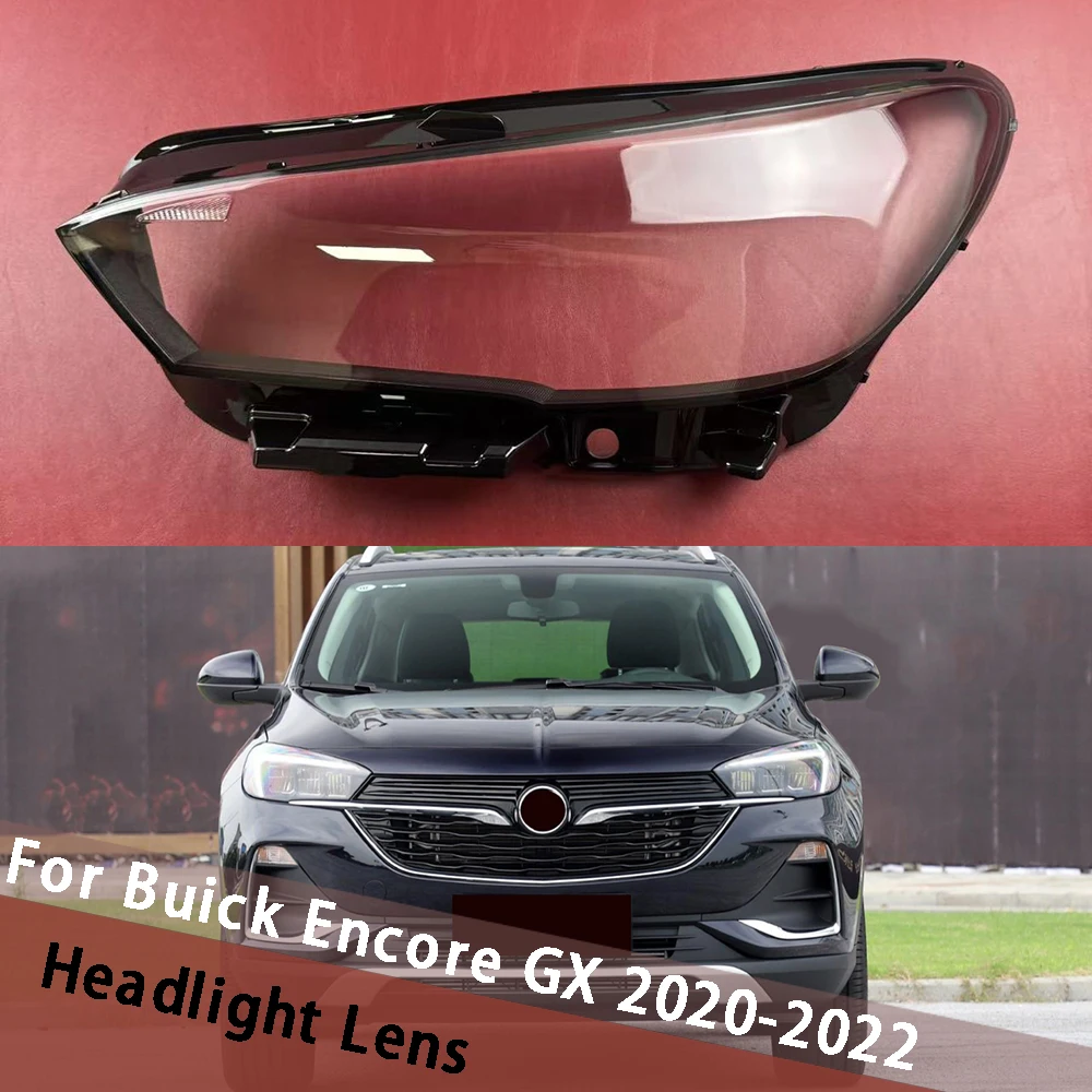 

For Buick Encore GX 2020 2021 2022 Headlight Cover Transparent Headlamp Shell Lamp Shade Lens Plexiglass Replace Lampshade