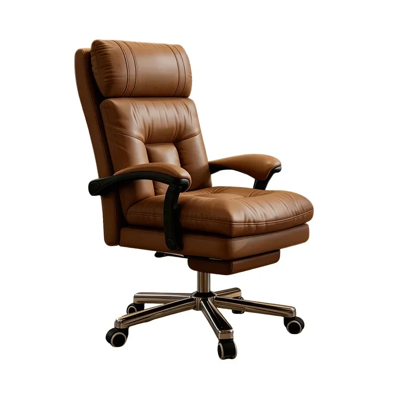 Cadeira de Escritório Ergonômica com Encosto Alto e Suporte Lombar, Assento de Malha para Computador, Confortável e Giratória para Casa, Negócios e Es