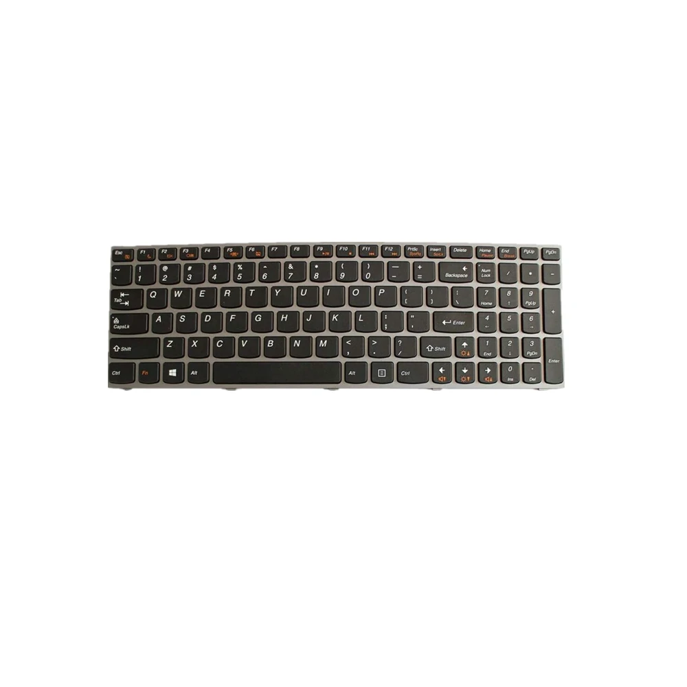 

Новая сменная клавиатура для ноутбука LENOVO B580 B580G B590, цвет черный с черной рамкой, американская английская раскладка