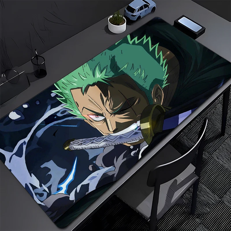 

ONE PIECE Zoro Mousepad New MousePads Keyboard Pad Mouse Mat Gamer Soft Office Carpet Table Mat Desktop PC carpet Big Mouse Pad