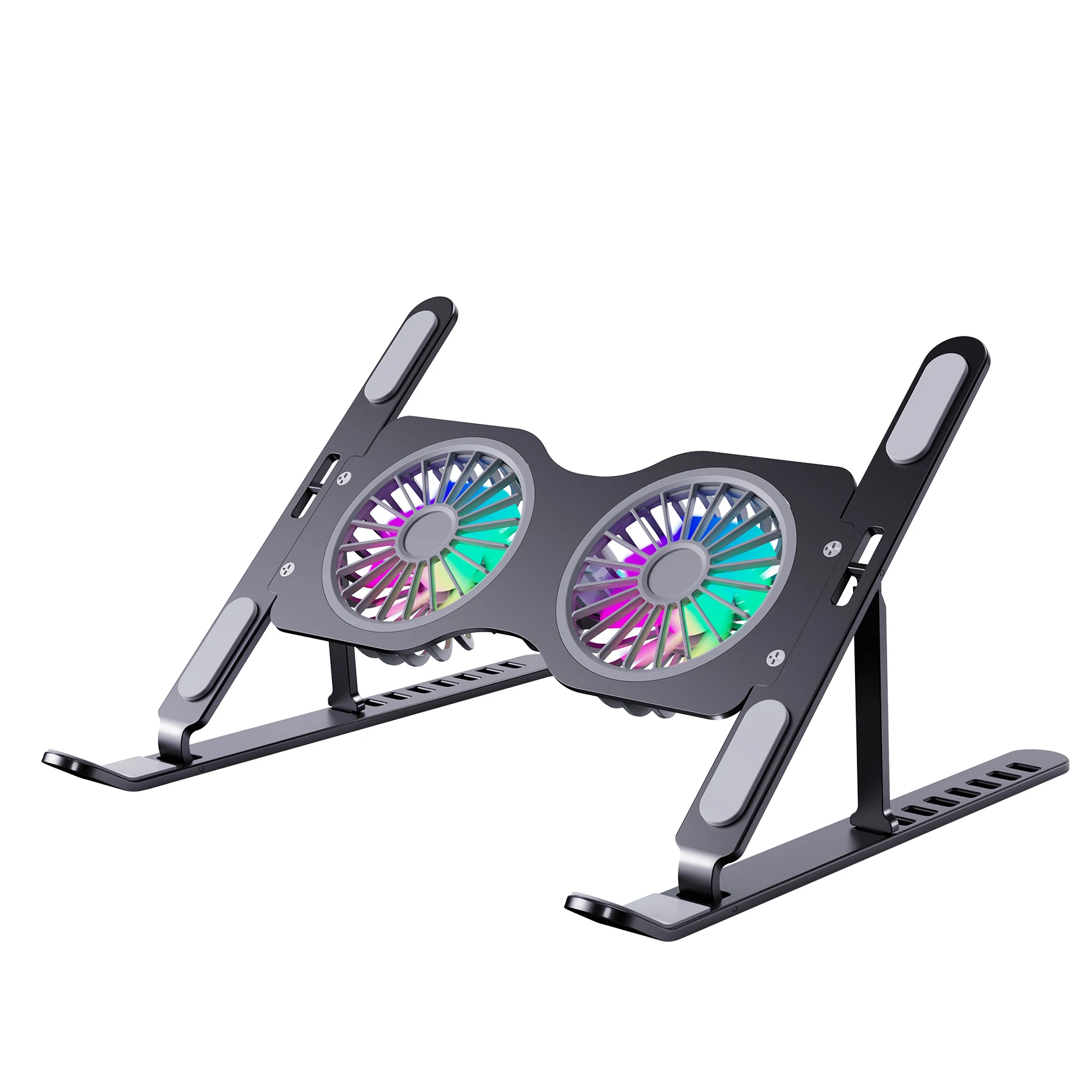 Laptop Stand for MacBook Air 15 M3 Pro 14 Adjustable aluminum alloy bracket with Cooling fan Stand For 13-16 inch Gaming laptop