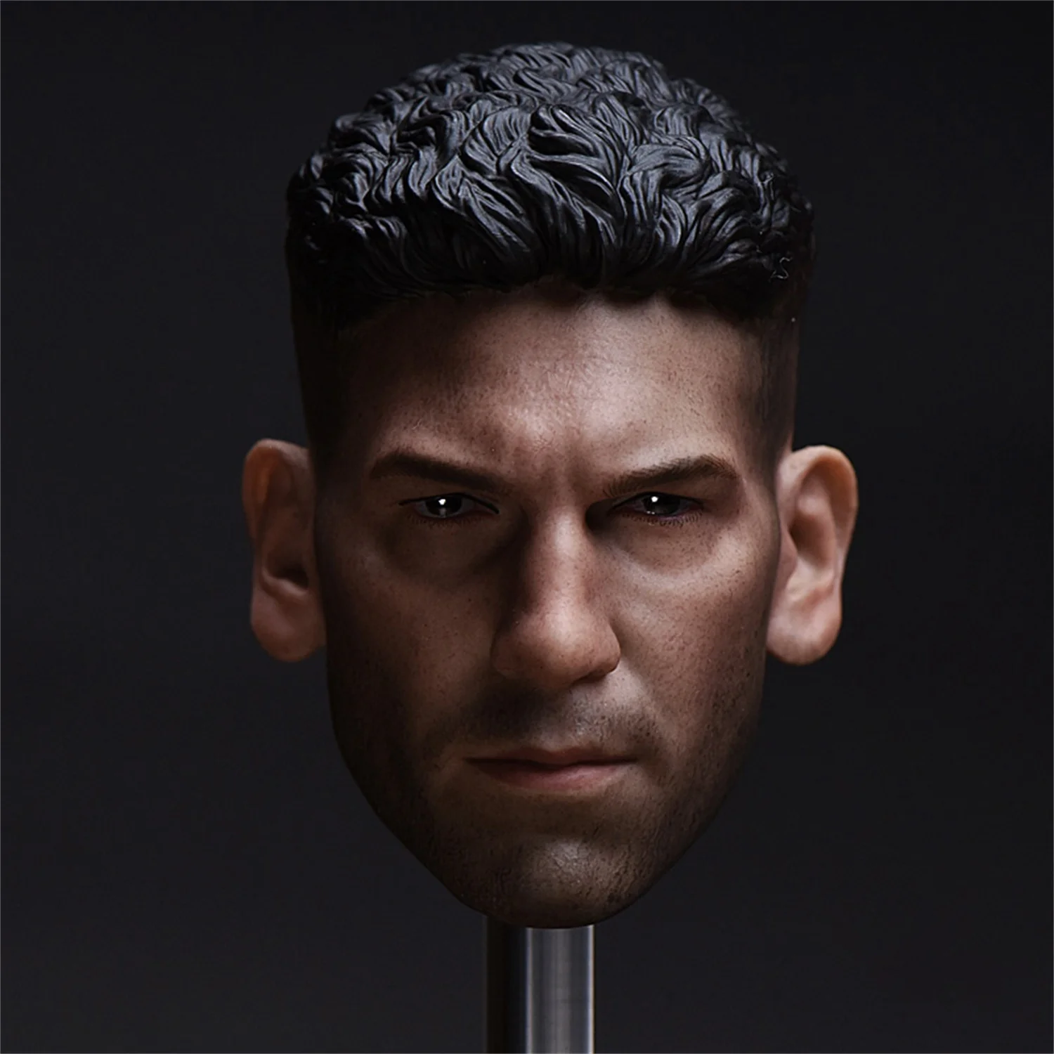 

1:6 Normal Head Jon Bernthal Punisher Man Head Carved Moel For 12inch HT Action Figure Body